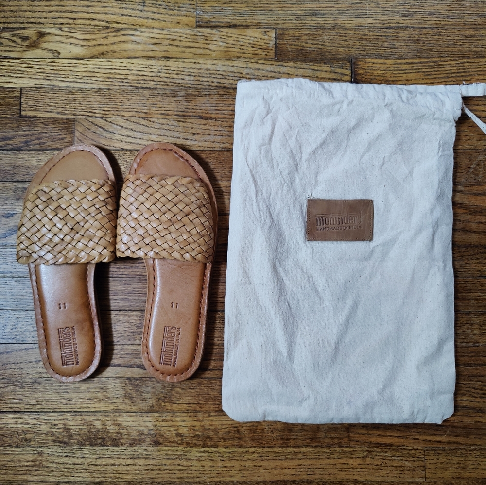 Mohinders Women's woven sandal slides Size 11